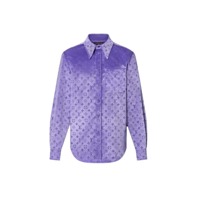 LOUIS VUITTON Shirt Men's Purple-0