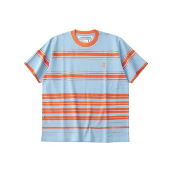 White Mountaineering T Shirt Men's Orange/Blue