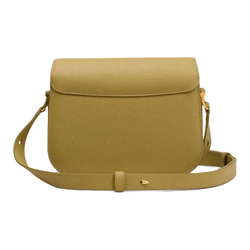 AMIPARIS Grain Leather Crossbody Bag, Shoulder Bag Women's Havana & Brass-2