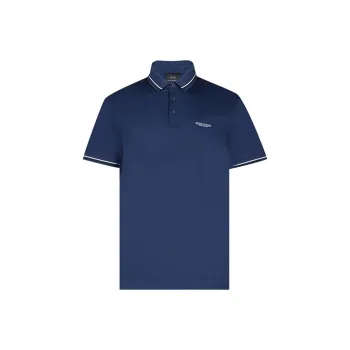 ARMANI EXCHANGE Polo Shirts Men Blue