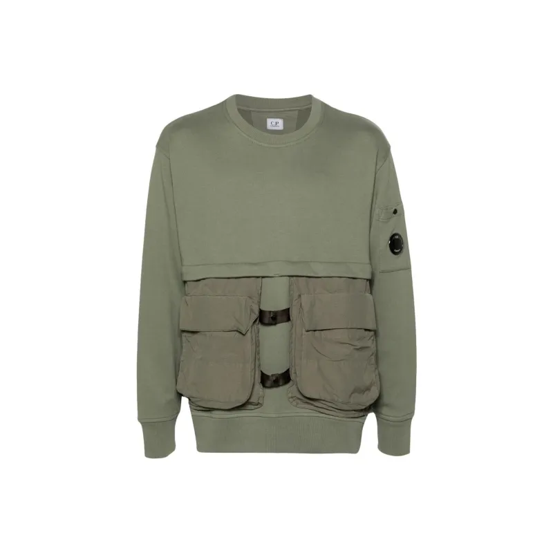 C.P.Company SS24 Sweatshirt Men's Fern Green-0