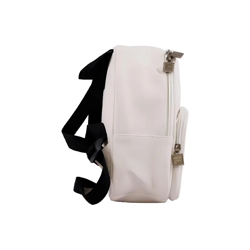FILA Leather Backpack Mini Unisex Ecru-1