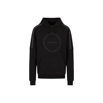 EMPORIO ARMANI Logo print Cotton Hoodie