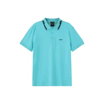 HUGO BOSS Polo Shirt Men's Turquoise
