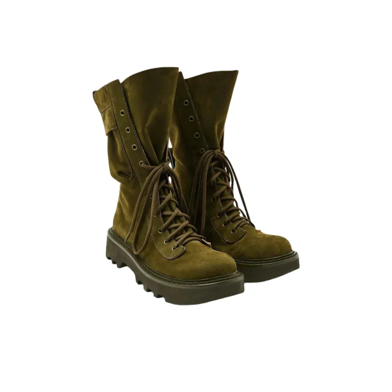 JW Anderson Ankle Boots 4cm Men's Green-2