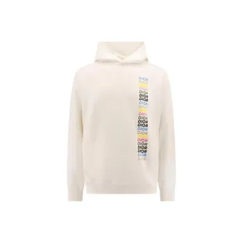 DIOR Logo Printed Long Sleeved Hoodie