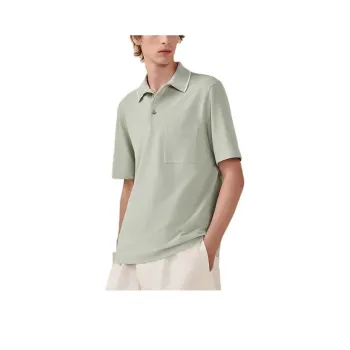 HERMES SS23 Polo Shirt Men's Moss