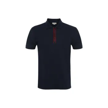Alexander McQueen Polo Shirts Men Blue