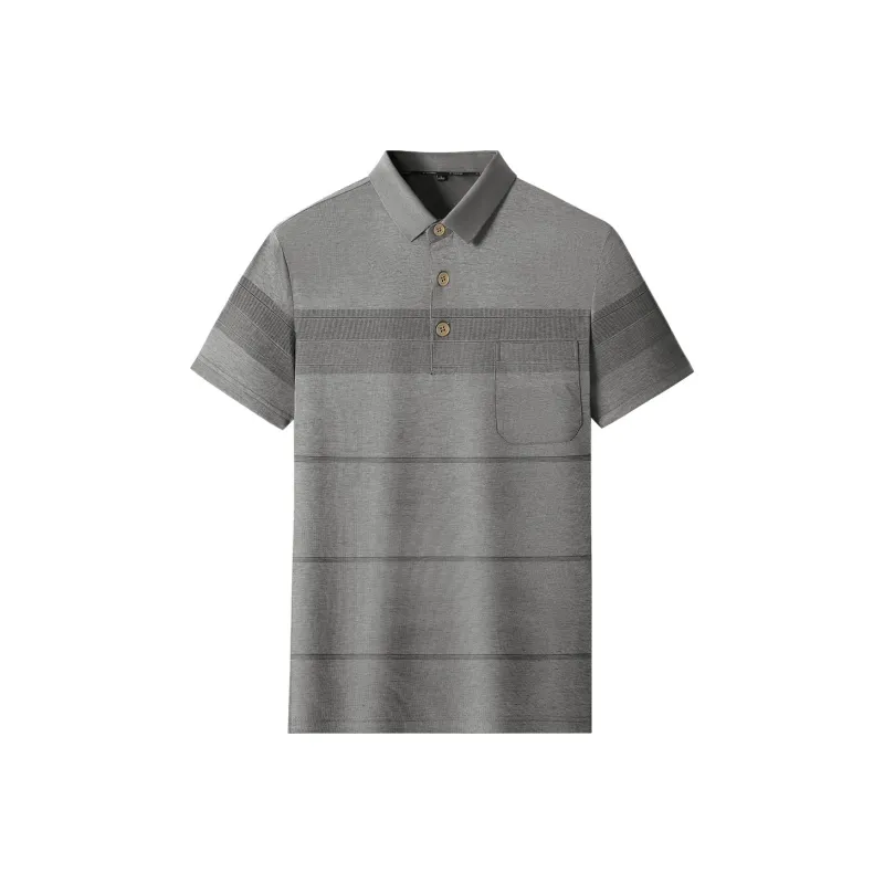 H YXIANG Polo Shirts Men-3