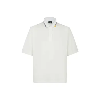 FENDI Polo Shirts Men White