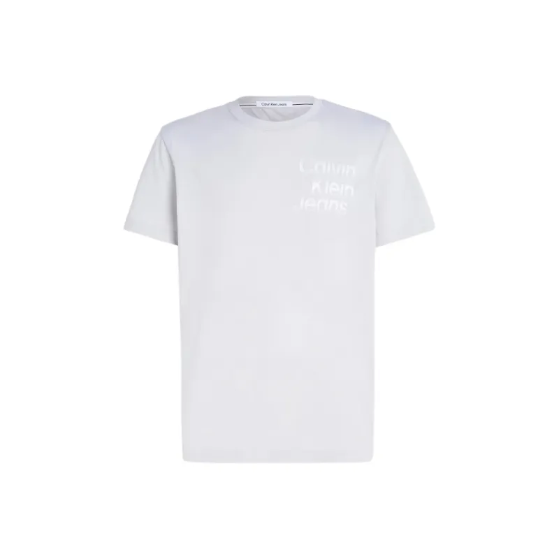 Calvin Klein Diffused Stacked Printed T shirt-0