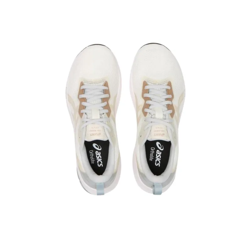 Asics Anti Slip Wear Resistant Low Top Casual Running Shoes Women's Ecru-3