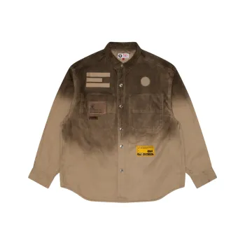 Aape Shirts Men Brown BGX