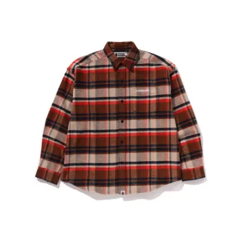 A BATHING APE Check Flannel Shirt