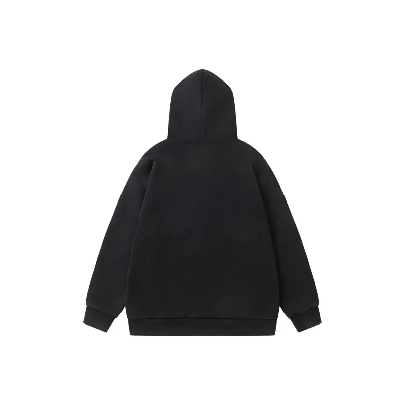 TESTUNG Fashion Versatile Sweatshirt Unisex Classic Black-2