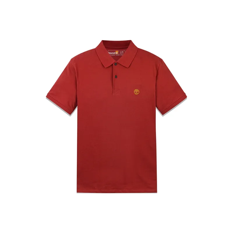 Timberland Polo Shirt Men's Chili Oil-0