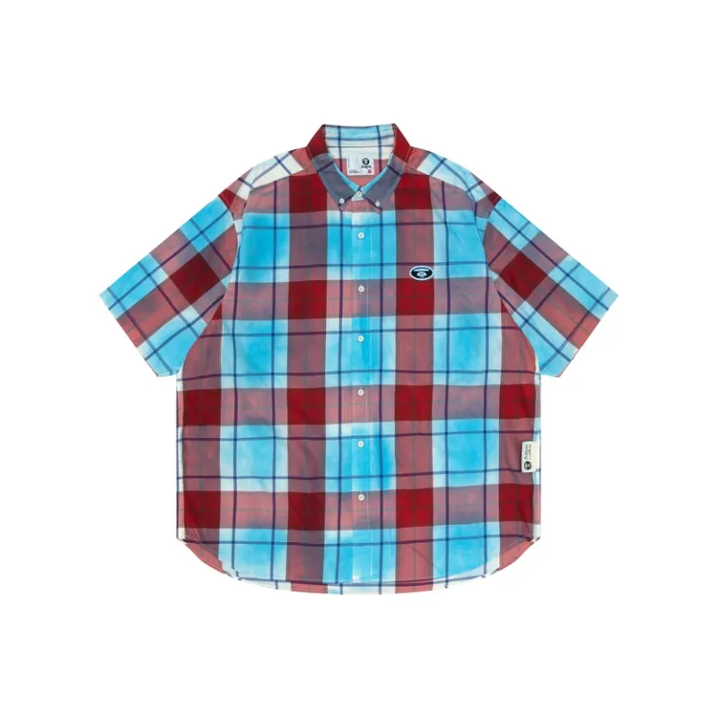 Aape Logo appliqué Plaid Shirt-2