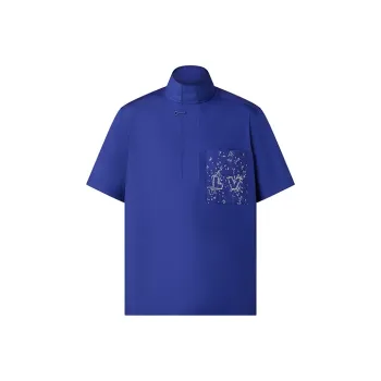 LOUIS VUITTON New Quarterly Products Of LV FW22 Shirt Men's Blue