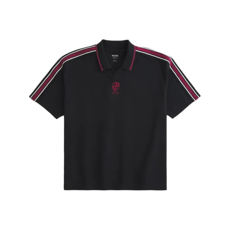 Hollister Polo Shirt Men's Black-0