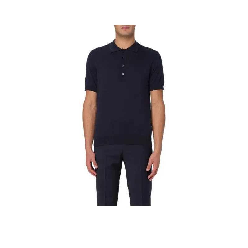 PAOLO PECORA MILANO Polo Shirt Men's Blue-0