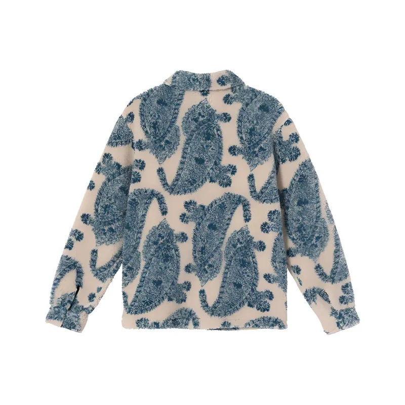 Stussy Big Paisley Full Zip Sherpa-1