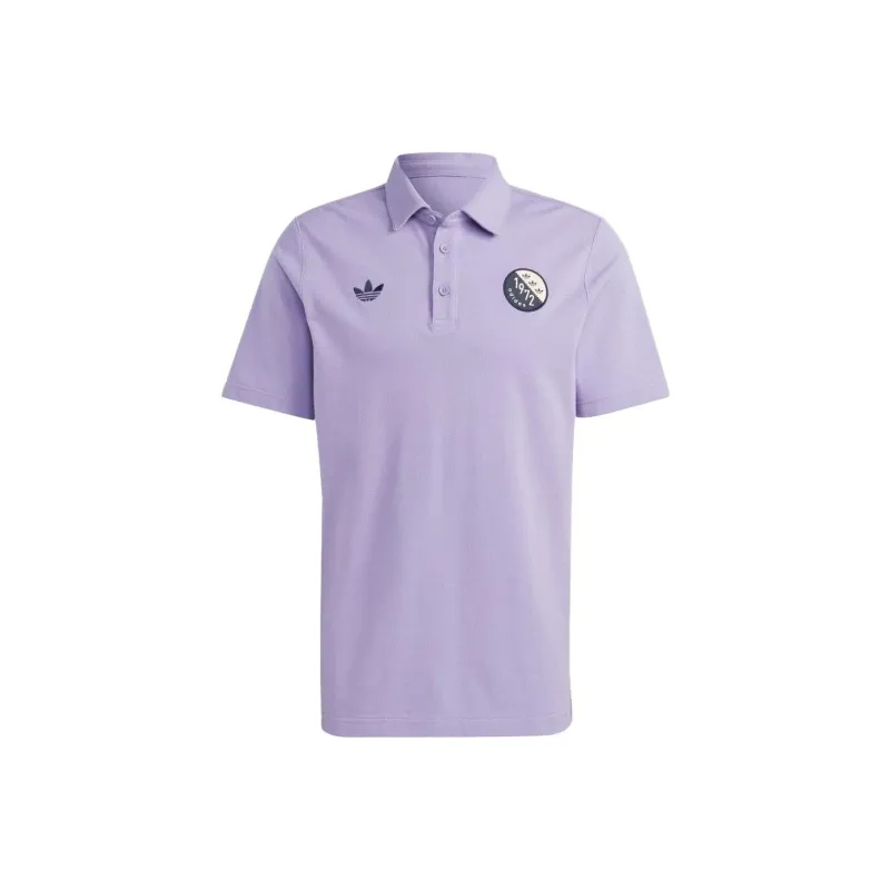 Adidas Originals BLOKEPOP Polo Shirt Men's Magic Lilac-0