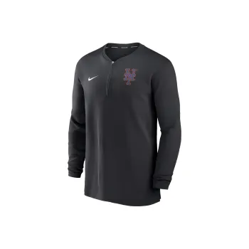 Nike New York Mets Authentic Collection Game Time Men's Nike Dri FIT Mlb 1/2 Zip Long Sleeve Top