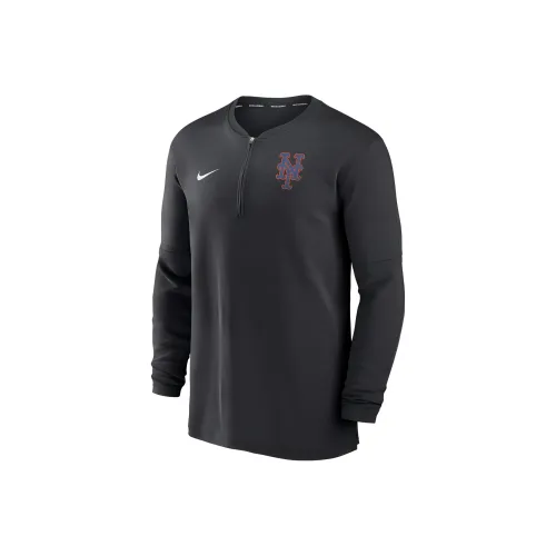 Nike New York Mets Authentic Collection Game Time Men's Nike Dri FIT Mlb 1/2 Zip Long Sleeve Top