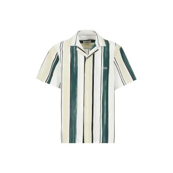Lanvin Printed Bowling Shirt