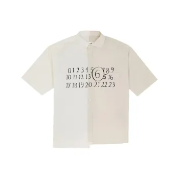 MM6 Maison Margiela Asymmetric Poplin Shirt