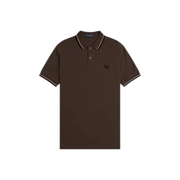 FRED PERRY FW24 Shirt Men's Charred Smoky Grass