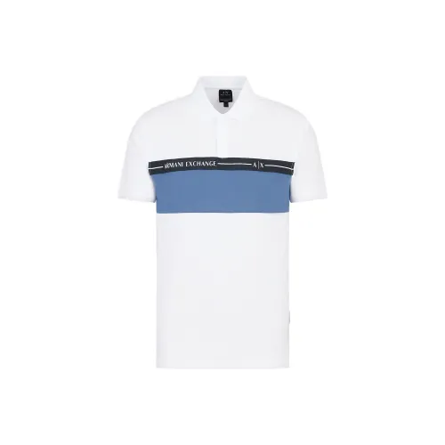 ARMANI EXCHANGE Polo Shirts Men White