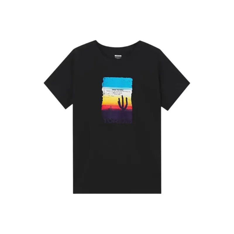 TOREAD T Shirts Men Black-0