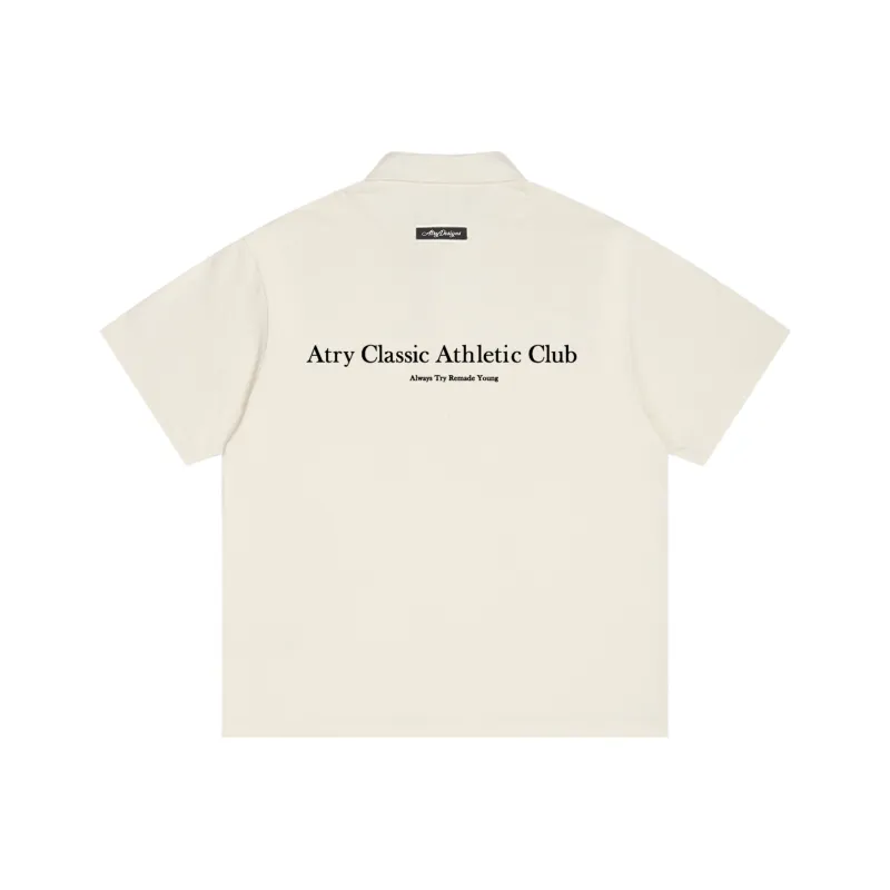 Atry Alphabet Slogan Series Polo Shirts Unisex-0