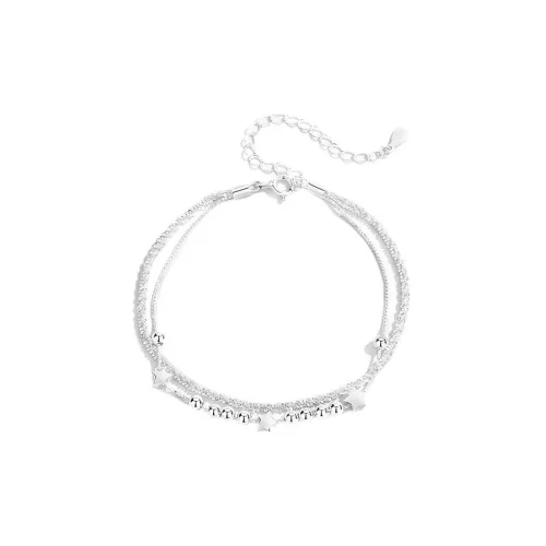 Heart Grass S 990 Silver Bracelets Women's