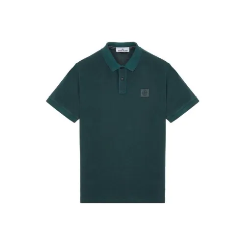 STONE ISLAND Polo Shirts Men Green