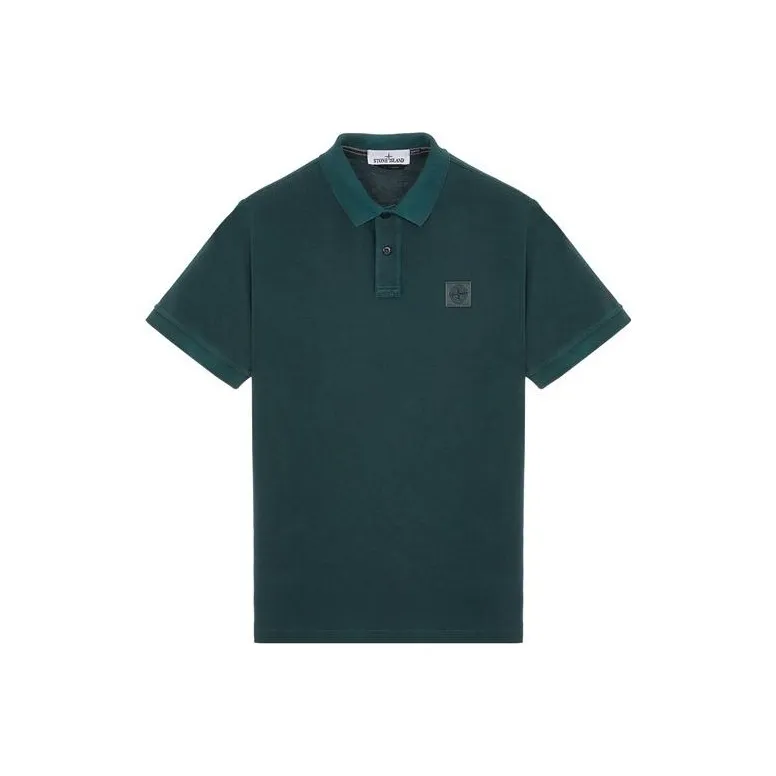 STONE ISLAND Polo Shirts Men Green-0