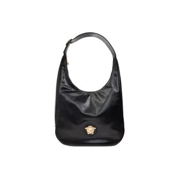 FANSIZHE Leather Handbag, Shoulder Bag Large Size Women's Black