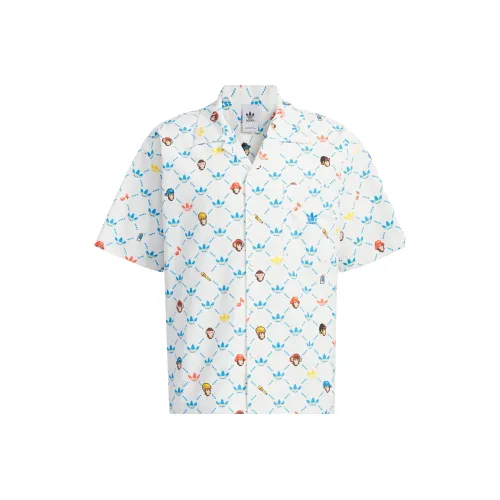 Adidas Originals Monkey Kingdom Shirts Men Pink White