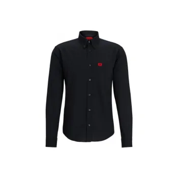 Hugo Logo appliqué Cotton Shirt