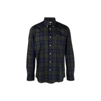 BARBOUR Shirts Men Army Green