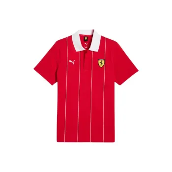 PUMA x Scuderia Ferrari Premium SS25 Race Polo Shirt Men's Ross Coso