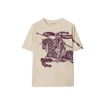 Burberry Logo Printed Crewneck T Shirt