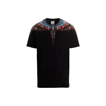 MARCELO BURLON COUNTY OF MILAN Grizzly Wings Organic Cotton T shirt