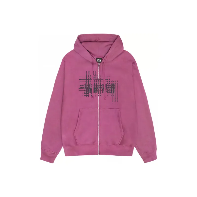 Stussy Refracted Zip Hoodie-2