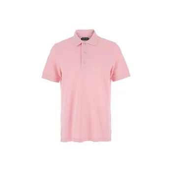 TOM FORD Logo Embroidered Short Sleeved Polo Shirt