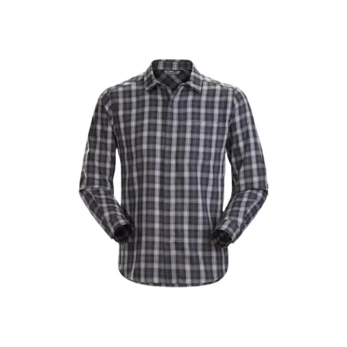 Arcteryx COVERT LT Shirt Men's Gray Plaid