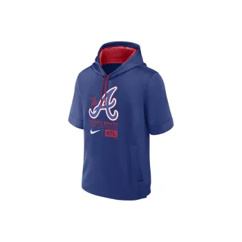 Nike MLB Collaboration Sweatshirt Atlanta Braves Men's Royal Blue