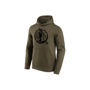 NBA x Fanatics Dallas Cowboys Dallas Mavericks Fashion Preferred Logo Hoodie Sweatshirt Men's Brown Green