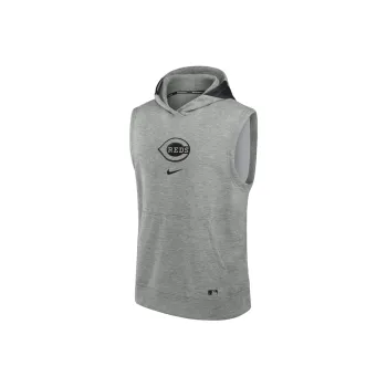 Nike MLB Collaboration Authentic Cincinnati Reds Sweatshirt Cincinnati Reds Men's Gray
